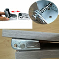 Miniatyrbillede 4 af 5: Selvlåsende Foldbare Benstøtter, Foldbart Arbejdsbord, Foldbart Køkkenbord (4 Sølv)