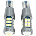 Miniatyrbillede 1 af 5: 2 stk. Bil LED Blinklys 3030 27Smd T15 Baklygte Dekodning Brems Halepære Udskiftning Sort og Hvid
