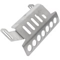 Miniatyrbilde 4 av 5: Rustfritt stål chassis rustning aksel skid plate for 1/10 RC Crawler TRX4 -4 oppgraderingsdel