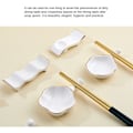 Miniatyrbillede 4 af 5: 1 stk. Keramisk spisepindsrest Stativ Nordisk stil Spisepindsstativ Gaffelstativ Ske Tableware Holder (Dynasti Tre Anvendelser)