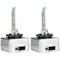 Miniatyrbillede 1 af 5: 2 stk. D3S 6000K 35W Xenon Lampe med Jernbeslag til HID Lang Levetid Ultra Lysstyrke