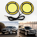 Miniatyrbilde 4 av 5: 2 stk. Bil Gule Hvite Cob Led Dagskjørelys Pære DRL Tåkelys