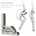 Miniatyrbilde 5 av 5: Foldbare Braketter for Tung Last, 4 stk. Foldbare Konsollbraketter, Foldbare Hyllebraketter for Tung Last, Foldbare Konsollbraketter for Tung Last