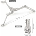 Miniatyrbilde 2 av 5: Utendørs beholder komfyr stabilisator gass tank holder sammenleggbar beholder sammenleggbar stativ stativ drivstoff camping komfyr stabilisator