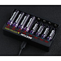 Miniatyrbillede 3 af 5: 8 Slots Smart Intelligent Lithium Batterilader til AA AAA 1.5V Genopladelige Batterier