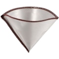 Miniatyrbilde 1 av 5: Gjenbrukbar Pour Over Kaffe Filter Papirløs Kaffe Filter Rustfritt Stål Kjegle Filter 3-4 Kopp Kaffe Drypp Filter