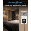 Miniatyrbillede 4 af 5: Digital Programmerbar Stikkontakt, Ugentlig Elektrisk Stikkontakt Timer med 20 Programmer, 24H Stikkontakt Timer med LCD Display Energibesparende til Hjemmet