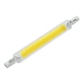 Miniatyrbilde 2 av 5: 118mm R7S LED-pære, 10W AC220V/230V, ikke-dimbar lineær pære, dobbelendet reflektor, energisparende COB R7S-pærer, erstatnings halogenpære, varm L