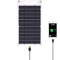 Miniatyrbillede 4 af 5: Solcellelader, bærbar tynd solcellepanel til mobiltelefon camping