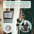 Miniatyrbillede 5 af 5: Digital programmerbar stikkontakt, ugentlig digital timer med LCD-skærm, 12H/24H/7 dage elektrisk stikkontakt timer, energibesparende til husholdningsapparater