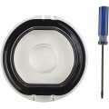 Miniatyrbilde 5 av 5: Reservedel lokk til støvbeholder for Dyson V7 V8 SV10 støvsuger med tetningsring, lokk til støvbeholder,