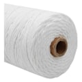 Miniatyrbild 4 av 4: Tvinne, 2 st Robust Vit Bomullsrep Naturbeige Vridet Rep Snöre Hantverk Makrame String DIY Hem Dekorativ Tillbehör 3mm×200m