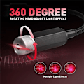 Miniatyrbilde 2 av 5: Bilstjernelys LED-stjernelys Bilinnredning Atmosfære Tak Nattstjernelys Lampe USB Atmosfærelys (Blå)