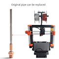 Miniatyrbillede 4 af 4: For Prusa MK4 Hals Hotend Kit Kobber Titan Legering 3D Printer Del Til Tilbehør