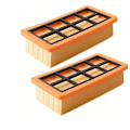 Miniatyrbillede 1 af 5: 2 uds. udskiftningsfilter til Kärcher støvsuger AD 3200, AD 3 Premium og AD 4 Premium