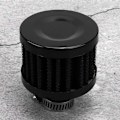 Miniatyrbild 3 av 5: Autoluftfilter, 12 mm avluftningsfilter, 12 mm/0,8 tum innerdiameter Mini luftintagsfilter vevhusventilationsavluftning universellt biltillbehör (svart)