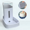 Miniatyrbillede 4 af 5: Kibble/Vanddispenser Automatisk Springvand - 3.8Lx 2 Stykker - Foder til Hund/Kat/Kroketter Foderautomater og Drikkeaccessories Kat/Hund/Kæledyrs Skål