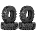Pikkukuva 1 / 5: 4 kpl 90 mm 1,9 kumipyörän renkaat 1/10 RC-autoon TRX4 D90 Axial SCX10 II III Redcat