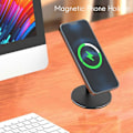 Pikkukuva 2 / 5: Magneettinen teline 12 Pro Max Mini -latauspisteelle Työpöydän magneettinen latausteline - Musta