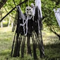 Pikkukuva 3 / 5: Halloween-koriste, kiero luuranko, riippuva, kummitteleva huone, pakopeli, järjestely