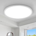 Pikkukuva 1 / 5: Litteä LED-kattovalaisin, 28w 2500lm pyöreä kattovalaisin 6000k kylmä valkoinen, erittäin ohut kattovalaisin olohuoneeseen, kylpyhuoneeseen, keittiöön, parvekkeelle, kylpyhuoneeseen