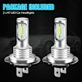 Miniatyrbillede 5 af 5: 4X H7 LED 6000K Super White 110W 8000LM Tåge Lyssæt Kit Halogen Pære Kit--