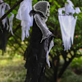 Pikkukuva 5 / 5: Halloween-koriste, kiero luuranko, riippuva, kummitteleva huone, pakopeli, järjestely