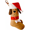 Miniatyrbild 1 av 5: Julstrumpa för hund, julstrumpa, julstrumpa, julstrumpa, julstrumpa, klassiska julstrumpor för juldekorationer (gul)-