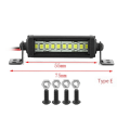 Pikkukuva 2 / 5: 55mm kirkas valopalkki 1/10 RC-autoon Axial SCX10 90046 -4 CC01 D90 Redcat