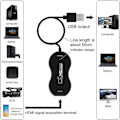 Miniatyrbild 2 av 5: Video Grabber, HDMI till USB Capture Card Switcher 1080P 30fps Streamdeck HD Video Capture Card för Streaming Kamera, Videokamera, Zoom Möte, Online