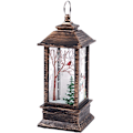 Miniatyrbilde 3 av 5: Dekorative julelys LED lysestake vindlys ornamenter, kobber snømann