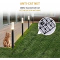 Miniatyrbillede 5 af 5: Anti-kattemåtte med pigge, 200 30cm afvisende afskrækkende måtte til katte- og hunde-dyr, med 8 U-formede jordankre, naturlig og økologisk katte- og hundeafvisende