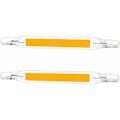 Miniatyrbillede 5 af 5: R7S LED pære 118mm 10W lineær halogenpære 2 stk. LED COB R7S pærer spotlight pærer dobbelt ende J118 spotlight til have landskab garage HIASDFLS