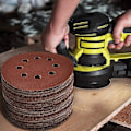 Miniatyrbillede 5 af 5: Slibeskiver 160 stk. serie, 5 tommer krog og løkke sandpapir til tilfældig orbitalsliber