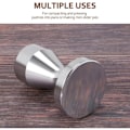 Miniatyrbild 4 av 5: Rostfritt stål kaffepress Barista Espresso Tamper 49 mm bas kaffebönpress
