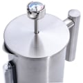 Miniatyrbillede 3 af 5: Kaffemager 1200Ml 304 Rustfrit Stål Kaffe Maskine Dobbelt Væggede Fransk Presse Isoleret Kaffekande og Tekande til