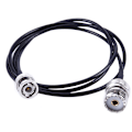 Miniatyrbillede 3 af 5: Rf Radio Koaksialkabel UHF VHF BNC Han til UHF So239 Rg-58U Koaksial Milspec Mobil til Base Antenne 3 Ft