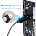 Miniatyrbild 3 av 5: Displayport (DP) till DVI-kabel, guldpläterad, 1,8 meter