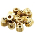 Miniatyrbillede 1 af 5: 12 stk. Serie Mk7 MK8 Ekstruder Gear 26 Tænder Messing Feed Drive til Anet A8 3D Printer Ekstruder