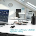 Pikkukuva 5 / 5: USB Ethernet 3.0 - RJ45-sovitin, mahdollistaa 1000 Mbps LAN-verkkoyhteyden, yhteensopiva Windows 10/8.1/8/7/Vista/XP, Mac OS 10.6 ja uudempi, Lin
