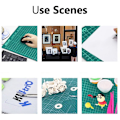 Miniatyrbillede 5 af 5: A3 PVC Skæremåtte Dobbeltsidet Selvhelbredende Skæremåtte Patchwork Udskæringsmåtte DIY Værktøjer Kontor Skæremåtter, Sort