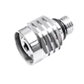 Miniatyrbilde 1 av 5: 3/8-24 Hann til 9/16-18 Hann Dykke Regulator Adapter Rørverktøy Justerbar Kobberkontakt
