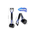 Miniatyrbillede 2 af 5: Pet Poop Scooper 60cm Foldbar Lang Skaft Pet Poop Scooper til Udendørs Indendørs