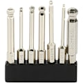Miniatyrbild 1 av 5: 7-pack S2 Magnetiska Kulspetsbitar 1/4 tum Hex