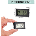 Miniatyrbillede 2 af 5: 8 Pak Mini Termometer Hygrometer LCD Display Elektronisk Digital Termometer Hygrometer Temperatur Fugtighedsmåler