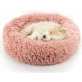Miniatyrbillede 1 af 5: Donut Hundekatteseng, Blød Plys Kæledyrs Pude, Anti-Skridsikker Maskinvaskbar Selvopvarmende Kæledyrseng - Forbedret Søvn til Katte Små Mellemstore Hunde (Flere Størrelser