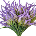 Miniatyrbillede 1 af 5: Kunstige falske blomster, 6 pakker kunstige plastikløvplanter buske til have, bryllup, udendørs