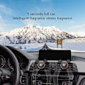 Miniatyrbild 4 av 5: Bärbar bil digital LCD-klocka / elektronisk temperaturdisplay termometer tillbehör aromaterapi röd 2 st serie