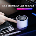 Miniatyrbillede 4 af 5: Luftrensere, Luftrensere H13 Grade Hepa Filter Element Rensar Effektivt, Fjerner Røg og Støv Med USB Smart Luftrenser til Bil, Stue