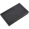 Miniatyrbild 1 av 5: 36 fack örhänge display box ring förvaring transparent display showcase case organizer hållare svart